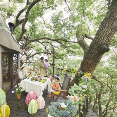 森のイースターティーパーティー