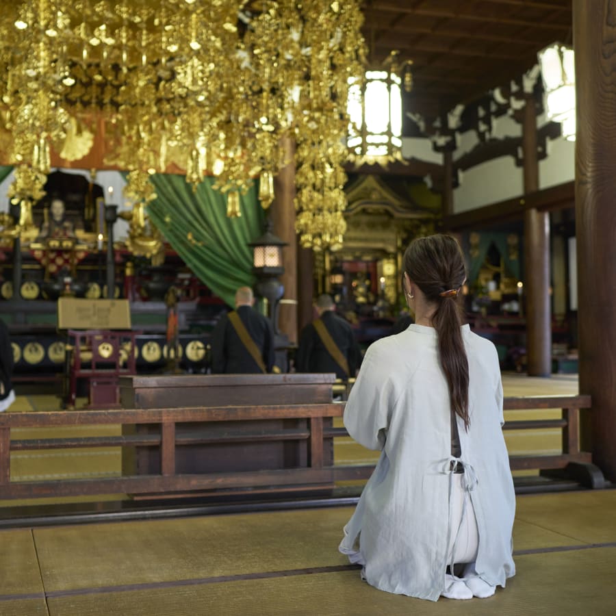 本能寺・朝のお勤め