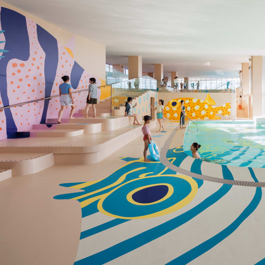 関門海峡の海水を滅菌に利用している「ふぐプール」