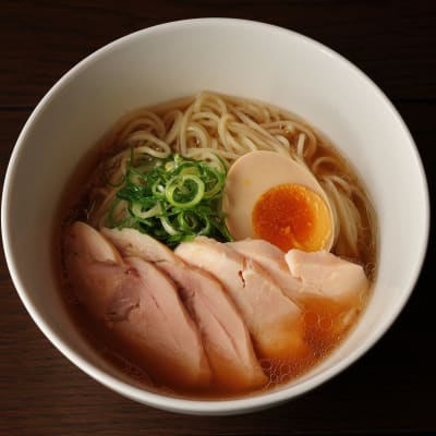 鶏醤油ラーメン