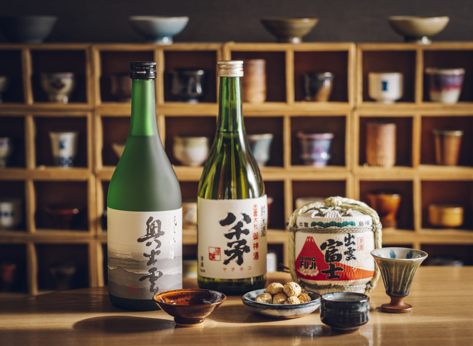 Sake Bar with local Shimane sake | KAI Tamatsukuri - Official Site