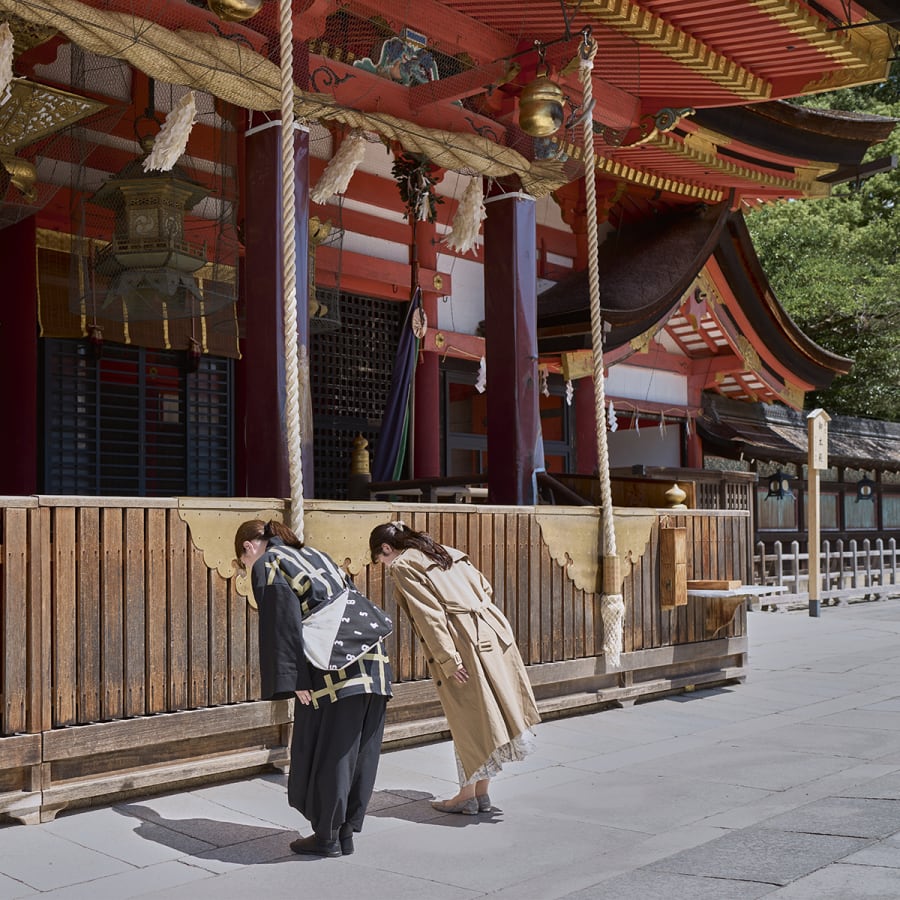八坂神社｜本殿での朝まいり